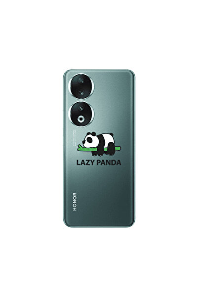 Other Honor 90 5G Lazy panda Transparent Silicone TPU Θήκη