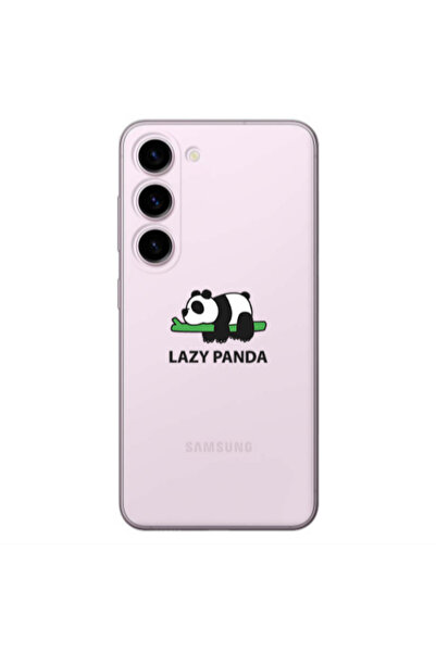 Other Samsung S23 Plus Lazy panda Transparent Silicone TPU Θήκη