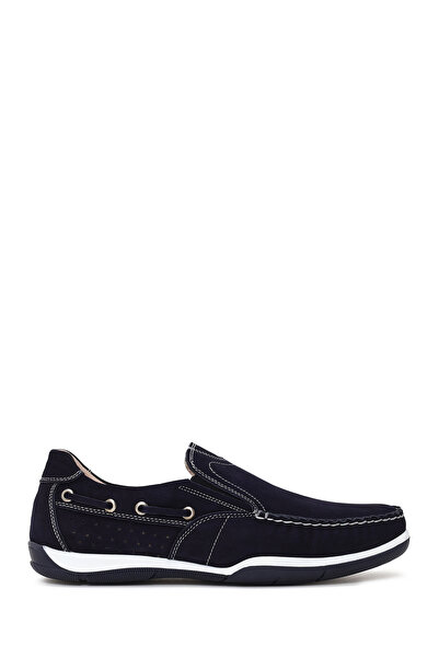 Derimod Pantofi casual din piele nubuc albastru bleumarin pentru bărbați 26SF...