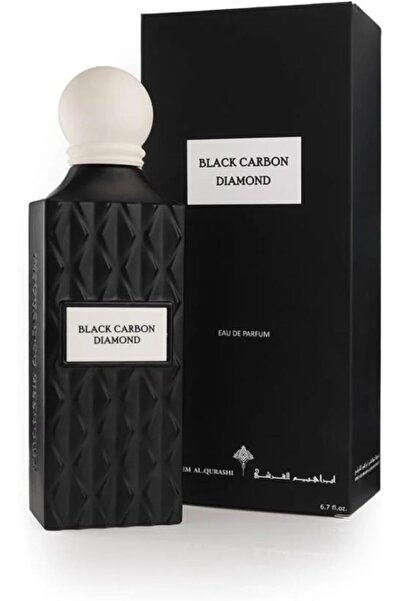 IBRAQ Luxury Black Carbon Perfume with Oud and Rose Scent, 150 ml