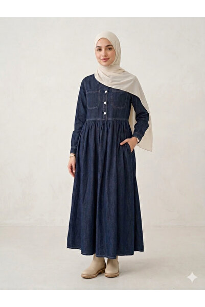 Despina Store Denim Maxi dress free size