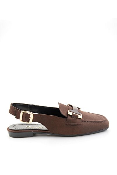 Bambi Kahve Kadın Loafer Ayakkabı K01641023272