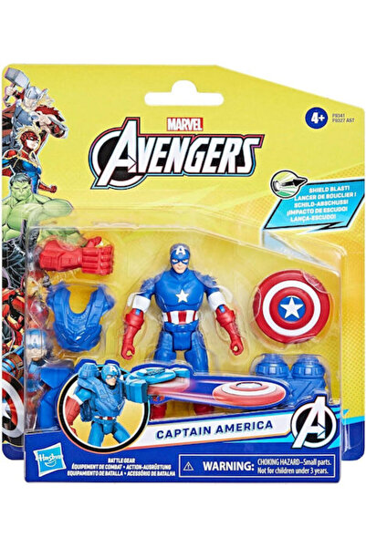 Hasbro Games Φιγούρα Δράσης Κάπτεν Αμέρικα για παιδιά 4+ ετών, 10 εκ.