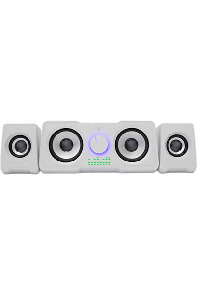 white shark 2.2 Ηχεία με RGB 16W Λευκά