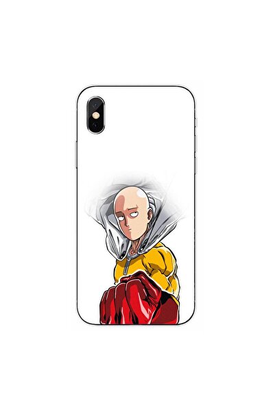 OEM Husa compatibila cu Apple iPhone XS Silicon Gel Tpu Model One Punch Man S...