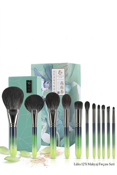 Energy 11-Piece Complete Makeup Brush Set with Gift Box or Brush Bag