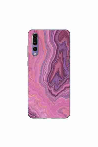 OEM Θήκη συμβατή με Huawei P20 Pro από σιλικόνη gel TPU με σχέδιο ροζ μάρμαρο...