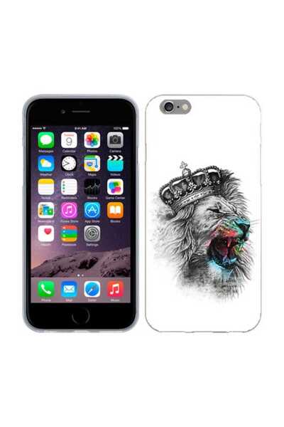 OEM Husa compatibila cu Apple iPhone 6, iPhone 6S Silicon Gel Tpu Model The King