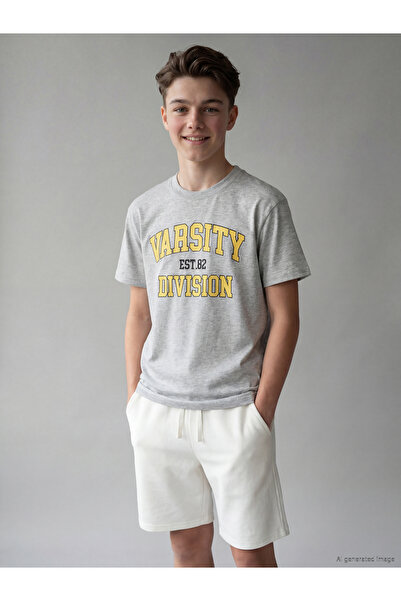 LC Waikiki Crew Neck Printed Boys' T-Shirt