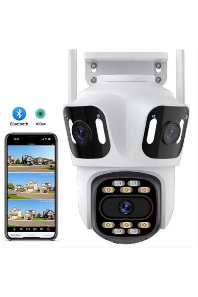 SECURITY CAMERA Κάμερα Παρακολούθησης WiFi 8X Υπέρ HD Νυχτερινή Όραση