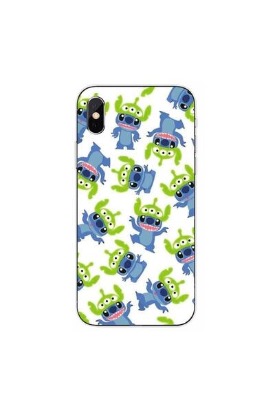 OEM Калъф, съвместим с Apple iPhone XS, от силиконов гел TPU, с шарка на брод...
