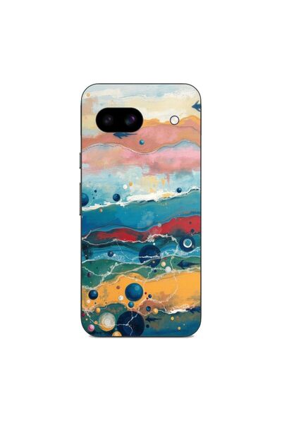 OEM Θήκη συμβατή με Google Pixel 8A από σιλικόνη gel TPU με ζωγραφισμένο σχέδ...