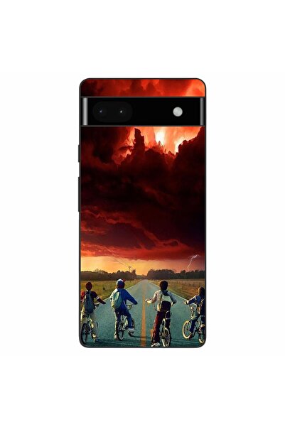 OEM Θήκη συμβατή με Google Pixel 6A Σιλικόνης Gel TPU με σχέδιο Stranger Thin...
