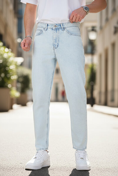 oraystore Men's Boyfriend Ankle Length Jeans