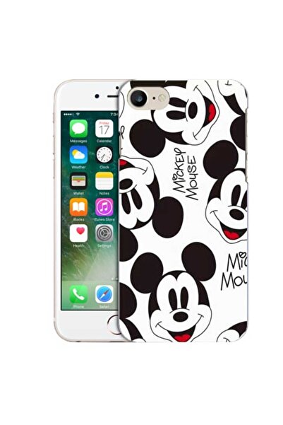 OEM Husa compatibila cu Apple iPhone 7 Silicon Gel Tpu Model Mickey Pattern