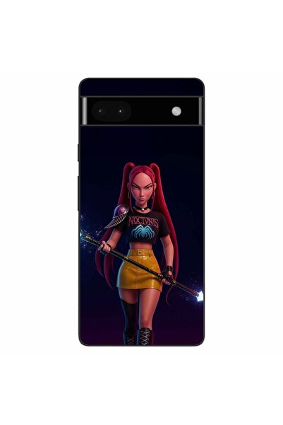 OEM Husa compatibila cu Google Pixel 6A Silicon Gel Tpu Model KPop Demon Hunt...