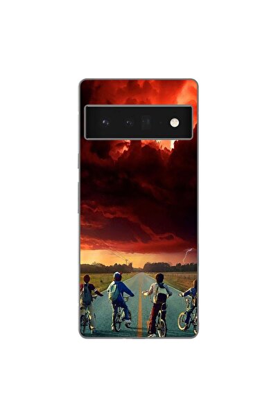 OEM Θήκη συμβατή με Google Pixel 6 Pro Σιλικόνης Gel TPU με σχέδιο Stranger T...