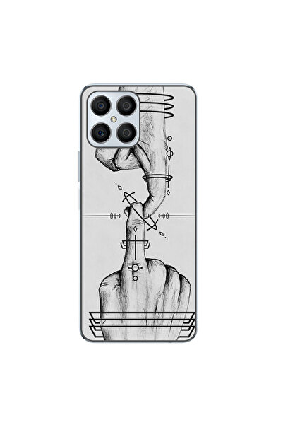 OEM Husa compatibila cu Honor X8 Silicon Gel Tpu Model Universe Touch