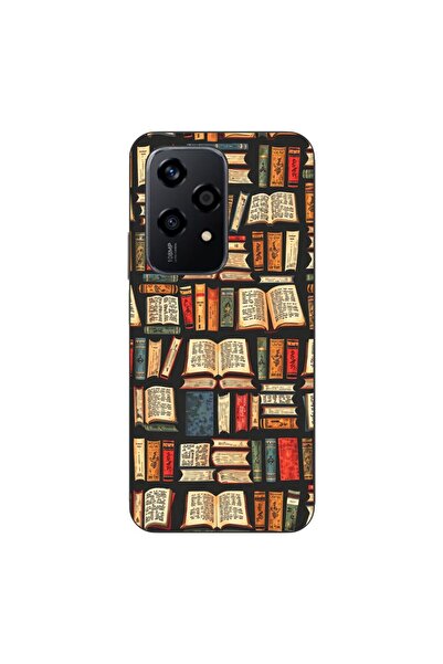 OEM Husa compatibila cu Honor 200 Lite Silicon Gel Tpu Model Books Pattern