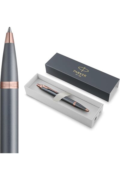 Parker IM Ballpoint Pen | Finishing Touch Collection | Slate Finish | Medium ...