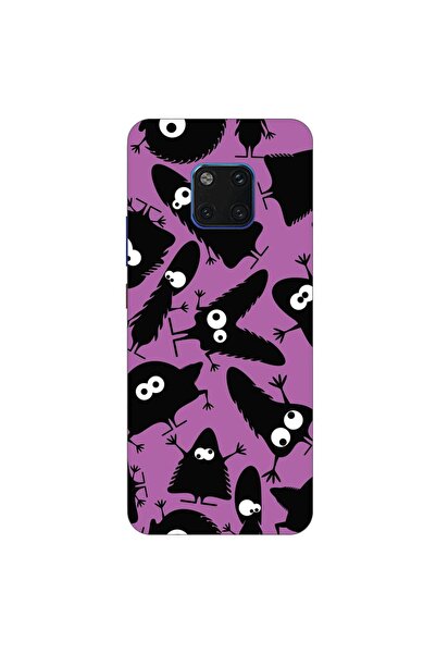 OEM Husa compatibila cu Huawei Mate 20 Pro Silicon Gel Tpu Model Monstri Negri