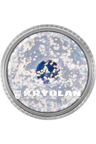 Kryolan Polyester Glimmer (PASTEL BLUE) Coarse 4 gr