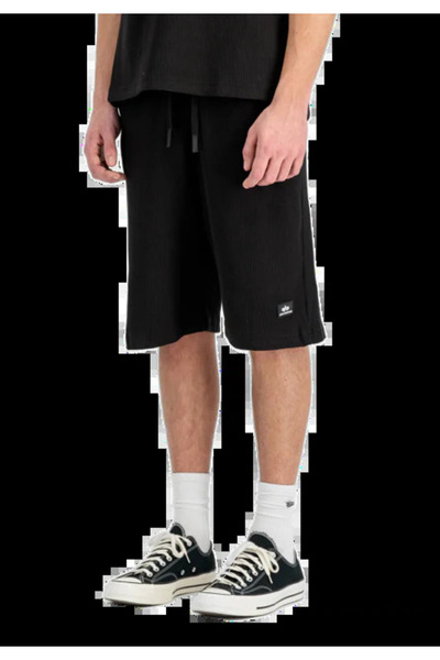 Alpha Industries Waffle SL Black Men's Shorts