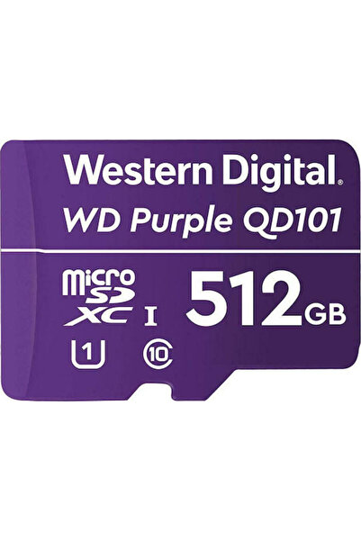 WESTERN DIGITAL Purple SC QD101 microSDXC 512GB Class 10 U1 UHS-I