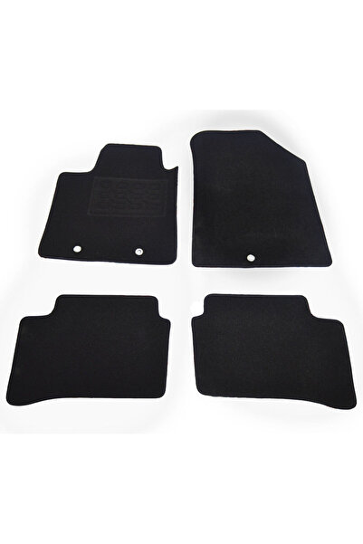 RapidAuto Covorase auto din mocheta Hyundai I10 08/2013- Negru, set de 4 bucati