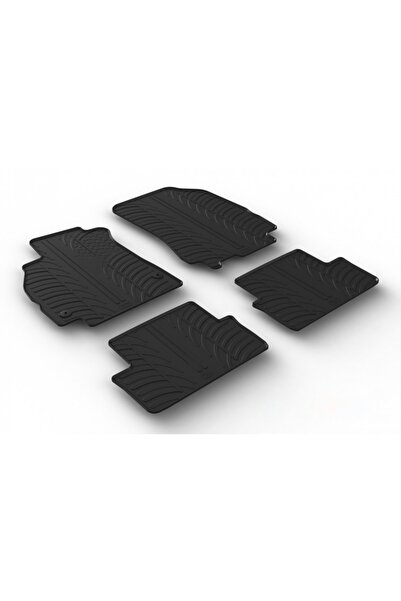 Gledring Set covorase auto din cauciuc Renault Fluence 2009-2010, Negru, Gled...