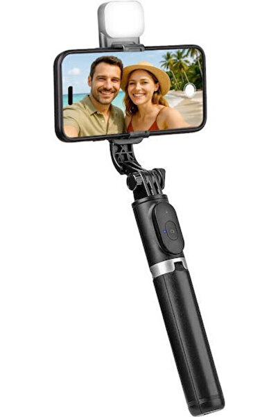 OBAL:ME Selfiepod Glow Με Bluetooth Μαύρο OMSP02B