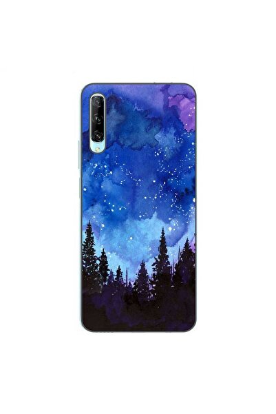 OEM Husa compatibila cu Huawei P Smart Pro Silicon Gel Tpu Model Night Forest