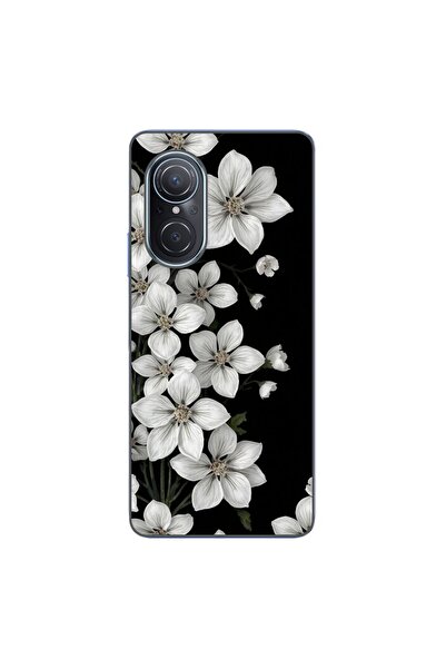 OEM Husa compatibila cu Huawei Nova 9 SE Silicon Gel Tpu Model Pure White Flo...