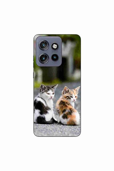 OEM Калъф, съвместим с Motorola Edge 50 Neo, силиконов гел TPU, с шарка на ко...
