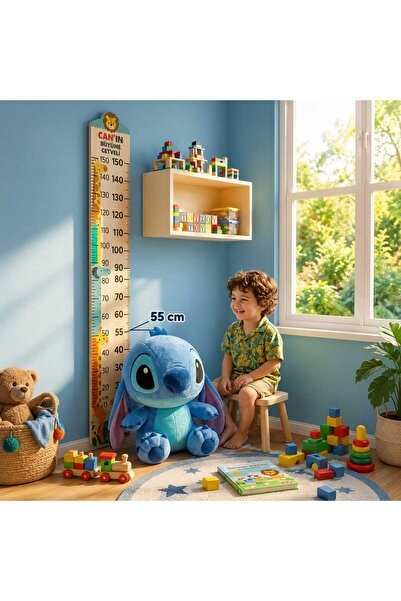 Toyzoy Toys Stitch Peluş Oyuncak 55 cm - Sevimli Karakter, Yeni Büyük Boy