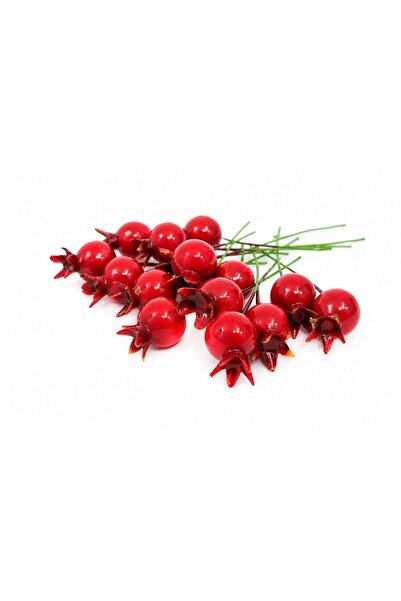 OEM Artificial Fruit Rosehips With Stick 100/ Top Bottom Set