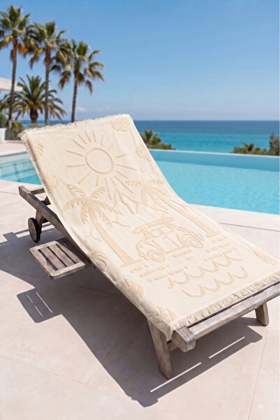 My Catherine 100X170 cm Beach Towel |   100% Cotton Jacquard Large Size Beach...