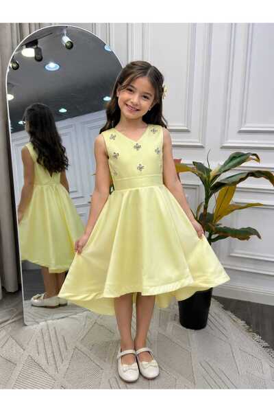 Marllow Girls' Dress with No Sleeves Is Very Beautiful