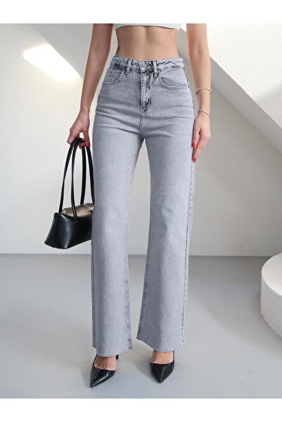 XBELLA DENİM Flare Fit Jeans Light Blue Stone Wash Detail New Season