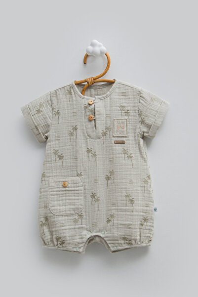 Caramell Marina Muslin Men's Overalls Green