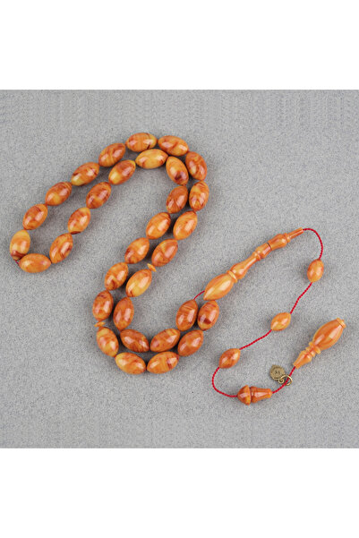 LapisDo Old Hac Obje Master's Work Signed Egg Cut 8X14Mm Prayer Beads