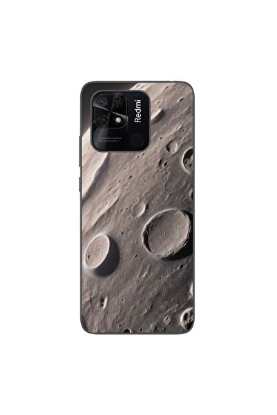 OEM Case compatible with Xiaomi Redmi 10C Silicon Gel Tpu Model Moon Surface