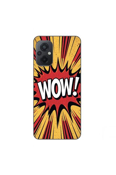 OEM Husa compatibila cu Xiaomi Poco M5 Silicon Gel Tpu Model Comic Book WOW Text