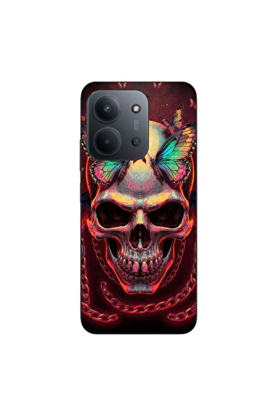 OEM Θήκη συμβατή με Xiaomi Redmi 15C από σιλικόνη TPU, με ολογραφικό κρανίο κ...