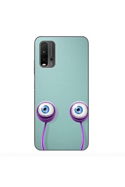 OEM Θήκη συμβατή με Xiaomi Redmi 9T Σιλικόνης Gel TPU με σχέδιο Μάτια Σαλιγκα...
