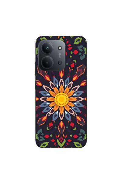 OEM Θήκη συμβατή με Xiaomi Redmi 15C Σιλικόνης TPU με σχέδιο Pixel Art Sun Mi...