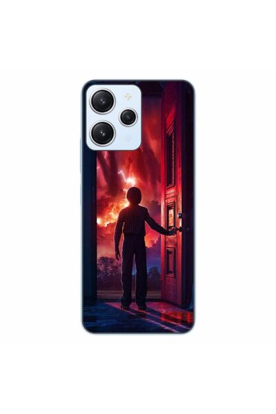 OEM Θήκη συμβατή με Xiaomi Redmi 12 4G, από σιλικόνη TPU, μοντέλο Stranger Th...