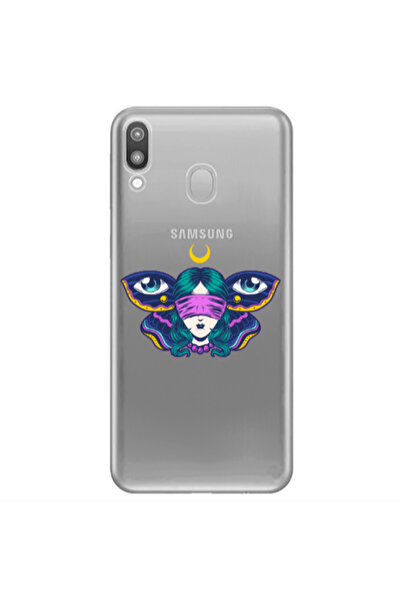 Other Samsung M20 Eye in my ear Transparent Silicone TPU Θήκη