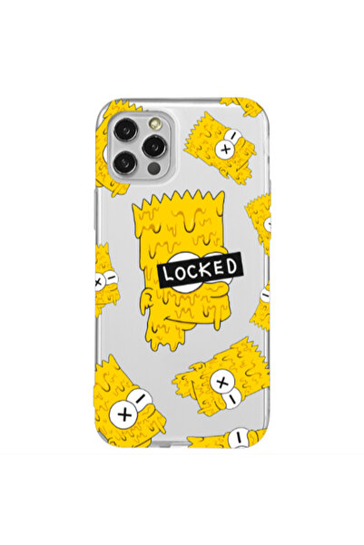 Other Apple iPhone 12 Pro Bart Simpson Transparent Silicone TPU Θήκη