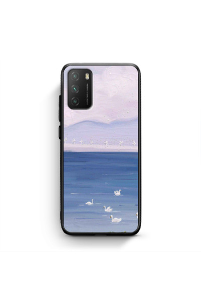 Other Xiaomi Poco M3 Swan Lake Black Glossy Θήκη